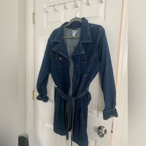 Duluth denim trench coat